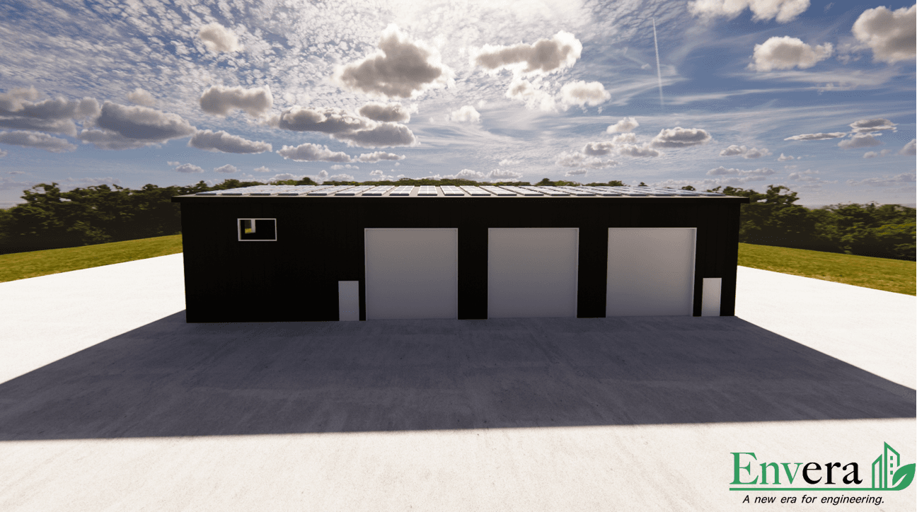 East elevation render